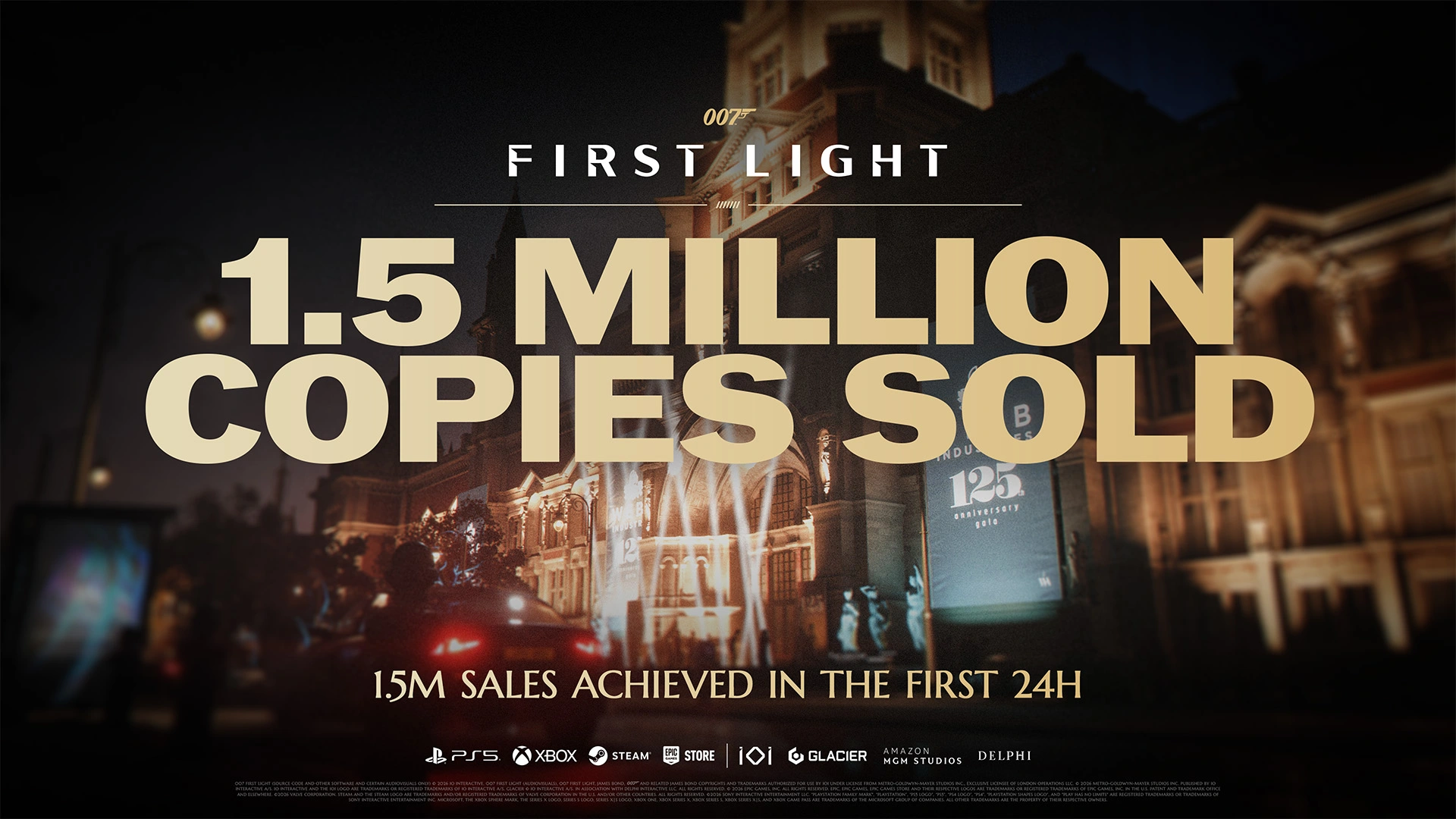 007 First Light supera expectativas e vende 1,5 milhão de cópias em 24 horas